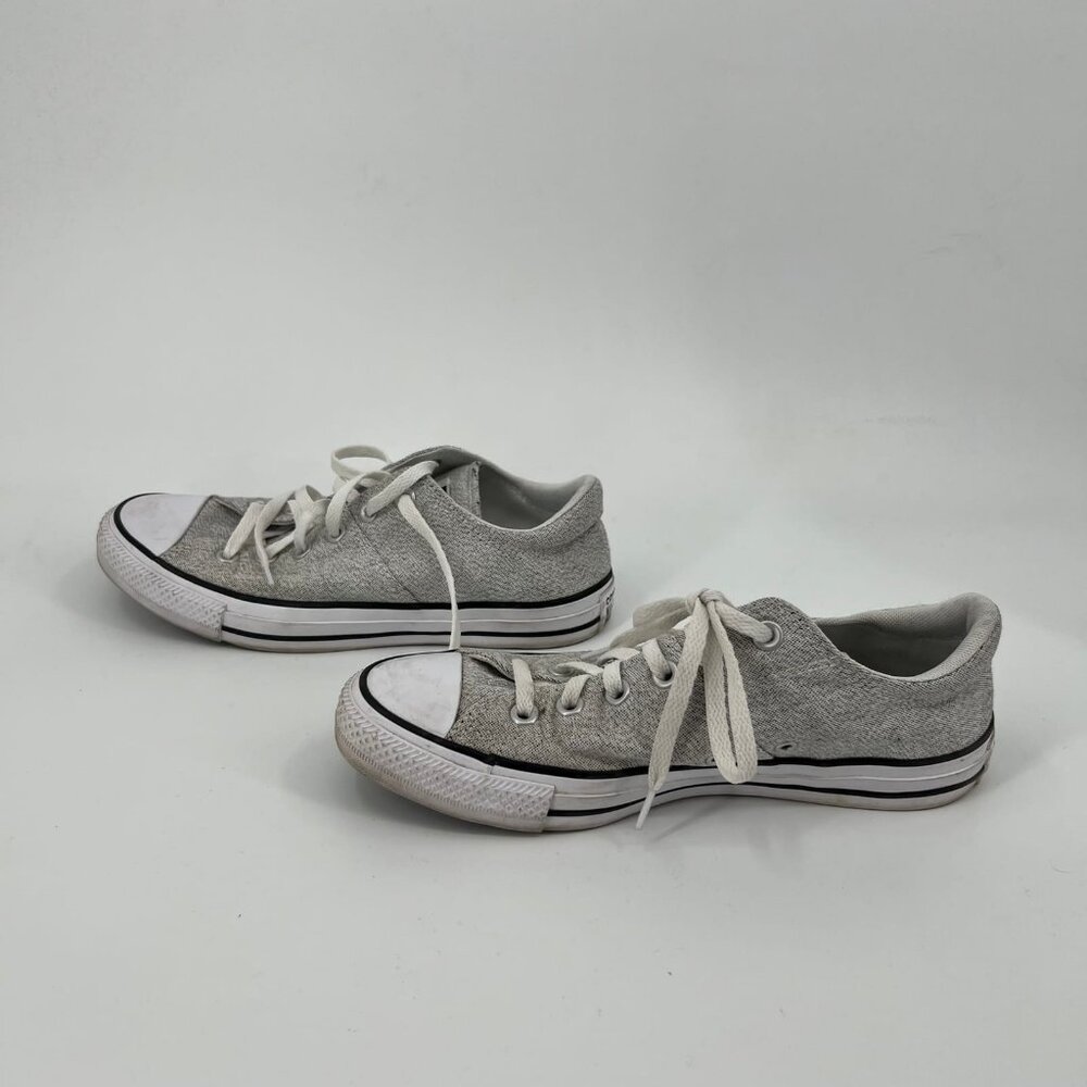 Converse Gray Cotton Sneakers | Women’s Size 9 - Picture 6 of 6